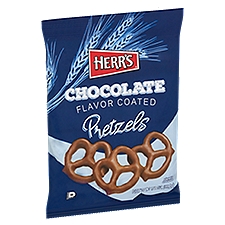 Herr's Chocolate Flavor Coated Pretzels, 3 1/2 oz, 3.5 Ounce