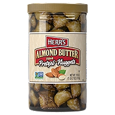 Herr's Almond Butter Filled Pretzel Nuggets, 18 oz