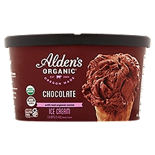 Alden's Organic Chocolate Ice Cream, 1.5 qts