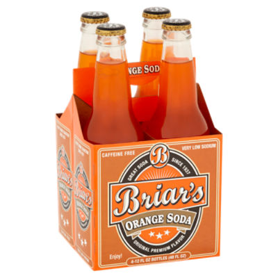 Briar's Orange Soda, 12 fl oz, 4 count