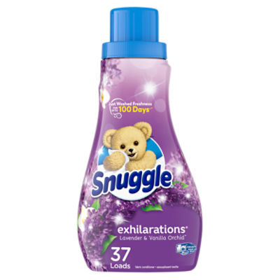 Snuggle Exhilarations Liquid Fabric Softener, Lavender & Vanilla Orchid, 32 Ounce, 37 Loads, 32 Fluid ounce