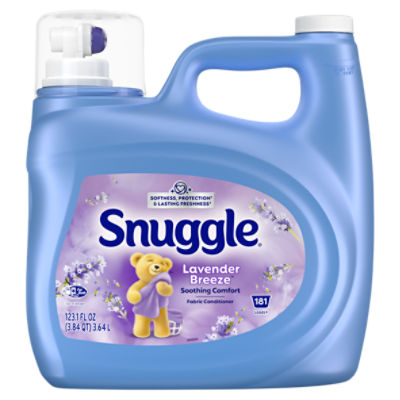 Snuggle Lavender Breeze Soothing Comfort Fabric Conditioner, 123.1 fl oz