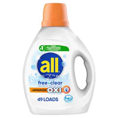 All Free Clear Advanced Oxi Liquid Detergent, 49 loads