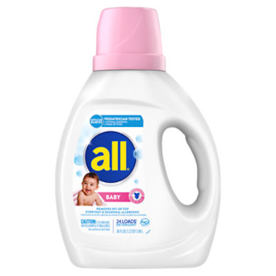 all Baby Liquid Laundry Detergent, Gentle for Baby, 36 Ounce, 24 Loads