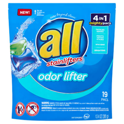 All Odor Lifter with Stainlifters, Detergent