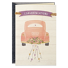 Hallmark (Enjoy the Journey), Wedding Card, Bridal Shower Card, or Engagement Card, 1 Each