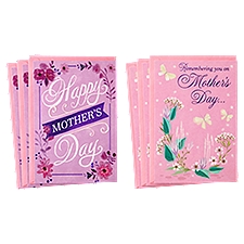 Hallmark Mothers Day Card Assortment, Remembering You on Mother's Day (6 Cards with Envelopes), 6 Each