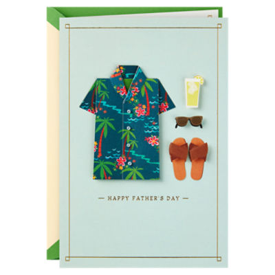 Hallmark Signature Fathers Day Card (Hawaiian Shirt)