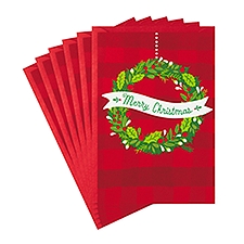 Hallmark Christmas Cards, Festive Wreath, 6 Each