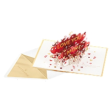 Hallmark Signature Paper Wonder Pop Up Love Card, Anniversary Card (Feel the Love)