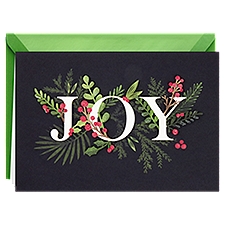 Hallmark Signature Joy, Christmas Card, 1 Each