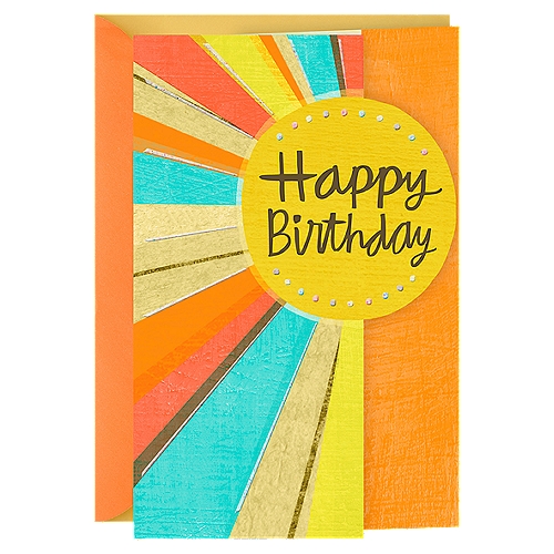 Hallmark Mahogany Celebrating You Religious Birthday Card
Featuring a colorful design and warm sentiment, this card is the perfect way to celebrate someone special on their birthday. Pairs perfectly with Hallmark's full range of wrapping paper and gift bags for an unbeatable birthday card and gift presentation. The Hallmark brand is widely recognized as the very best for greeting cards, gift wrap, and more. For more than 100 years, Hallmark has been helping its customers make everyday moments more beautiful and celebrations more joyful.

birthday cards, for men, for women, niece, mom, dad, son, daughter, husband, wife, friend, boyfriend, girlfriend, black, african american, appreciation, thank you, birthday gifts for men, wrapping paper, american greetings, christian