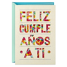 Hallmark Birthday Card Feliz Cumpleaños A Ti, 1 Each