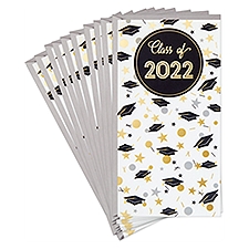 Hallmark Class of 2022, Celebrate, Graduation Money or Gift Card Holders with Envelopes, 10 Each
