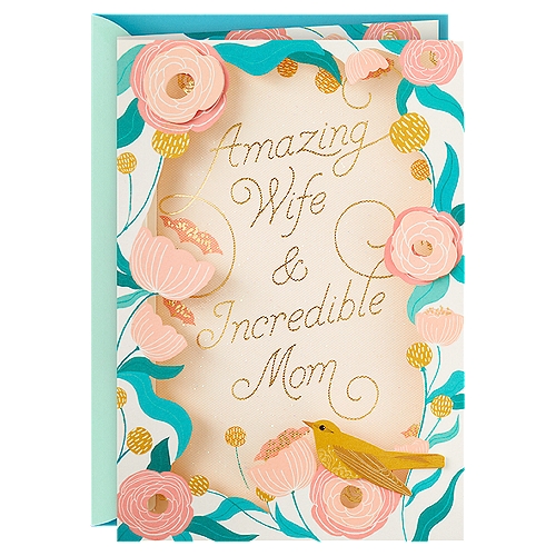 Hallmark Mothers Day Card for Wife (Incredible Mom)