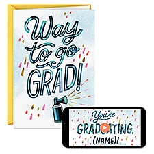 Hallmark Record Your Own Video Greeting, Graduation Card, 1 Each