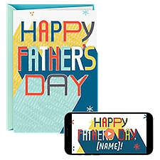 Hallmark Personalized Video Fathers Day Card, Good Vibes (Record Your Own Video Greeting)