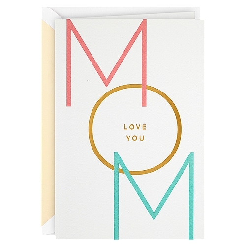 Hallmark Signature Mothers Day Card for Mom from Son or Daughter (Love You)