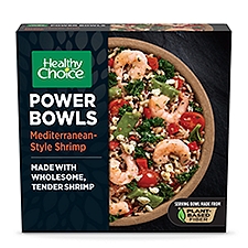 Healthy Choice Power Bowls, Mediterranean-Style Shrimp, Frozen Meal, 10 oz.