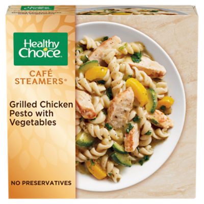 Healthy Choice Café Steamers Grilled Chicken Pesto with Vegetables, 9.9 oz