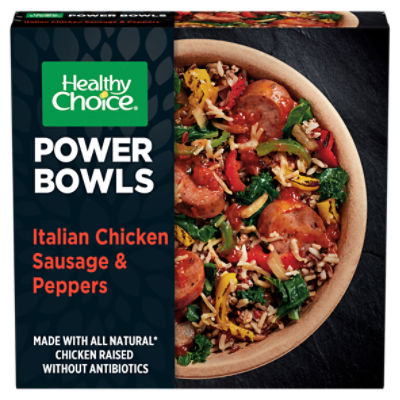 Healthy Choice Power Bowls Italian Chicken Sausage & Peppers, 9.25 oz