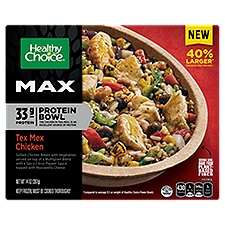 Healthy Choice Max Bowl Frozen Meal, Tex Mex Chicken, 14 Ounce