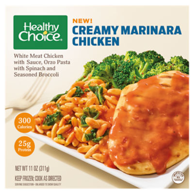 Healthy Choice Creamy Marinara Chicken, Frozen Meal, 11 oz.