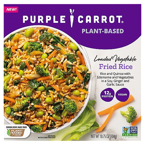 Purple Carrot Loaded Vegetable Fried Rice, 10.75 oz