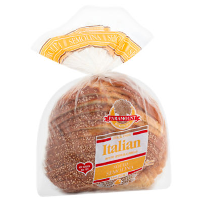 Paramount Bakeries Brick Oven Sliced Semolina Italian Round (Panella