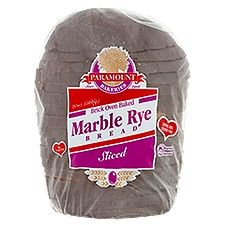 Paramount Bakeries Sliced Marble Rye Bread, 20 oz