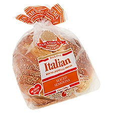 Paramount Bakeries Brick Oven Sliced Semolina Italian Round Panella Bread, 13 oz