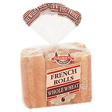Paramount Bakeries French Rolls, Whole Wheat, 18 Ounce
