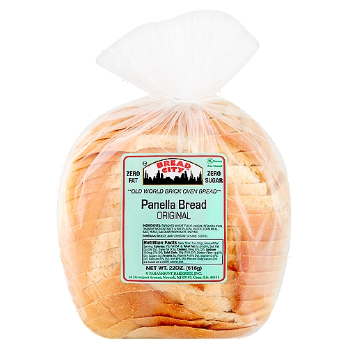 Bread City Original Panella Bread, 22 oz