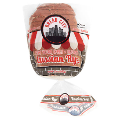 Bread City Sliced New York Deli Russian Rye, 20 oz