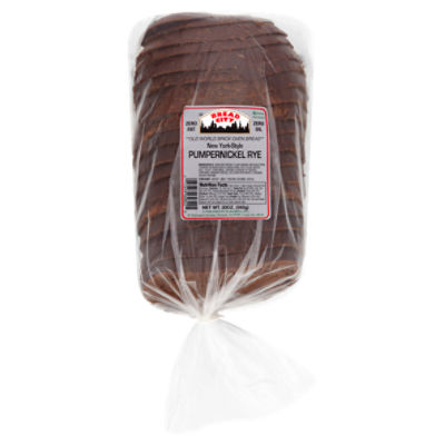 Bread City New York-Style Pumpernickel Rye Bread, 20 oz