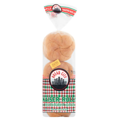 Bread City Hearth Baked Kaiser Rolls, 6 count, 15 oz