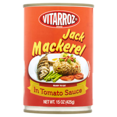 Vitarroz Jack Mackerel in Tomato Sauce, 15 oz