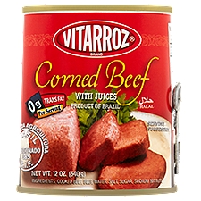 Vitarroz Corned Beef with Juices, 12 oz