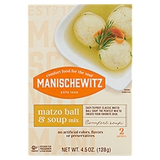 Manischewitz Matzo Ball & Soup Mix, 2 count, 4.5 oz, 4.5 Ounce