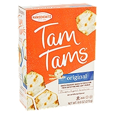 Manischewitz Tam Tams  Original, Snack Crackers, 9.6 Ounce