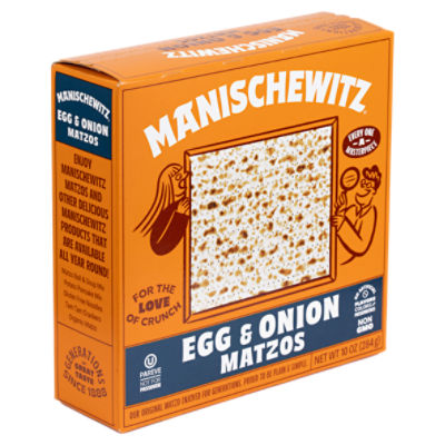 Manischewitz Egg & Onion Matzos, 10 oz