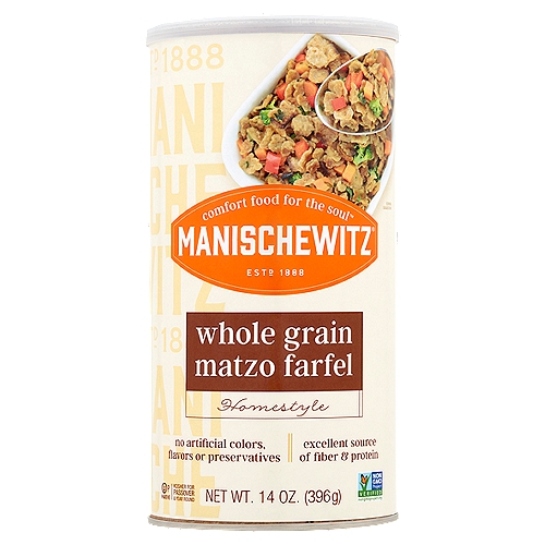 Manischewitz Homestyle Whole Grain Matzo Farfel, 14 oz