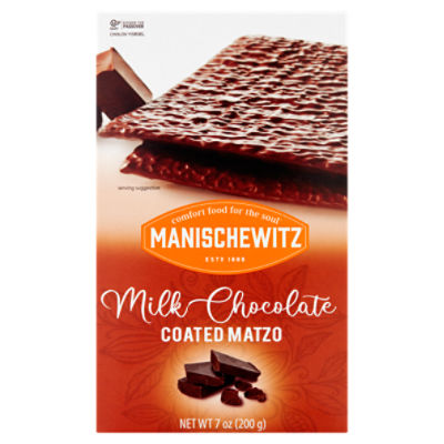 Manischewitz Milk Chocolate Coated Matzo, 7 oz