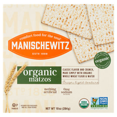 Manischewitz Organic Matzos, 10 oz ShopRite