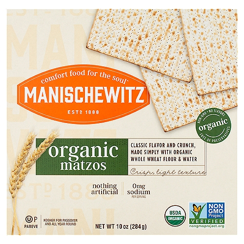 Manischewitz Organic Matzos, 10 oz