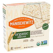 Manischewitz Organic Matzos, 10 oz