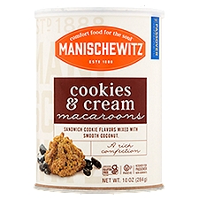 Manischewitz Cookies & Cream Macaroons, 10 oz