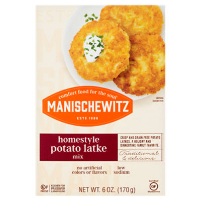 Manischewitz Homestyle Potato Latke Mix, 6 oz, 6 Ounce