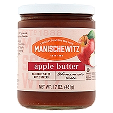 Manischewitz Naturally Sweet Apple Butter Spread, 17 oz