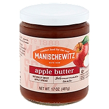 Manischewitz Naturally Sweet Apple Butter Spread, 17 oz